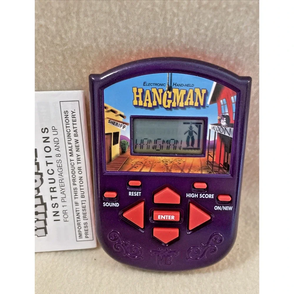 Milton Bradley portable hangman